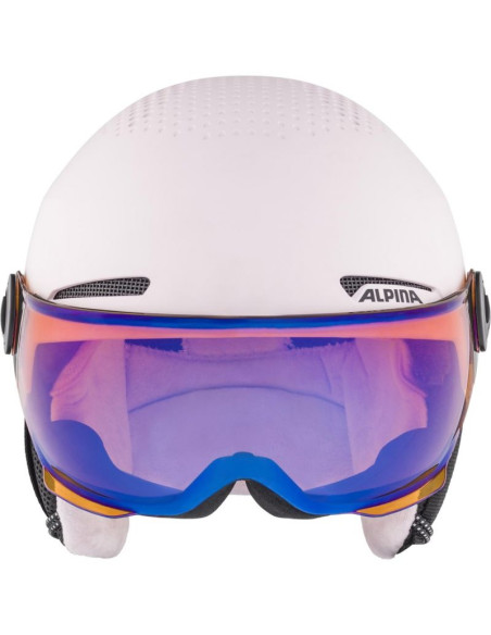 Kask narciarski alpina zupo visor q-lite rose 51-55