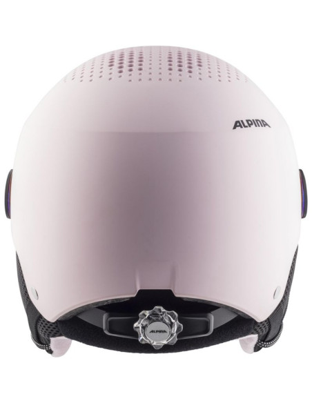 Kask narciarski alpina zupo visor q-lite rose 51-55