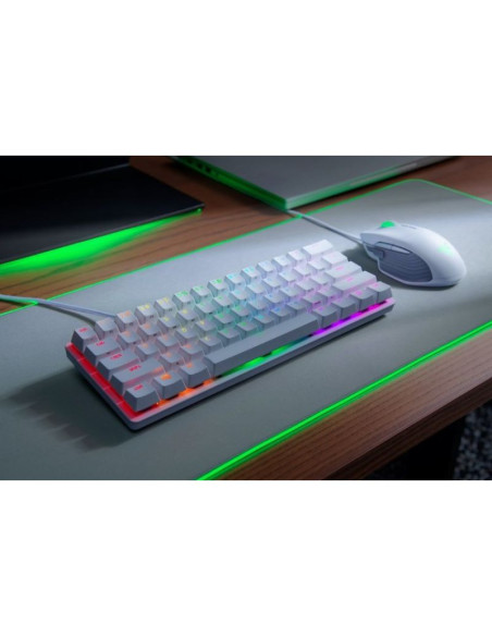 Razer huntsman mini klawiatura gaming usb qwerty amerykański międzynarodowy biały