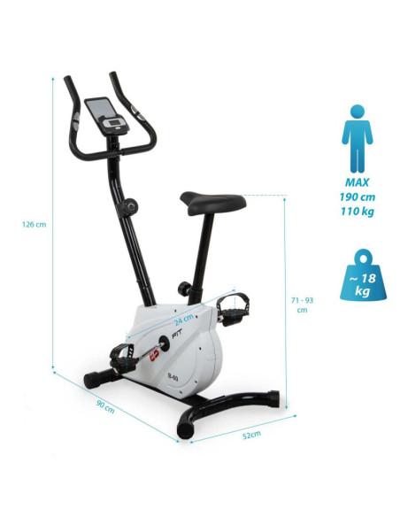 Rower stacjonarny treningowy magnetyczny b60 eb fit