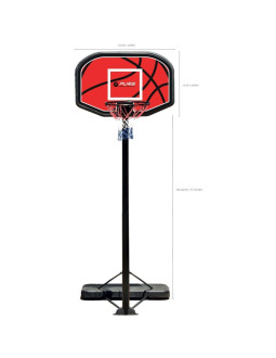 Zestaw regulowany do koszykówki 1.90-3.04m pure 2 improve 2