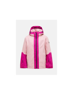 Kurtka narciarska peak performance jr rider ski jacket różowy