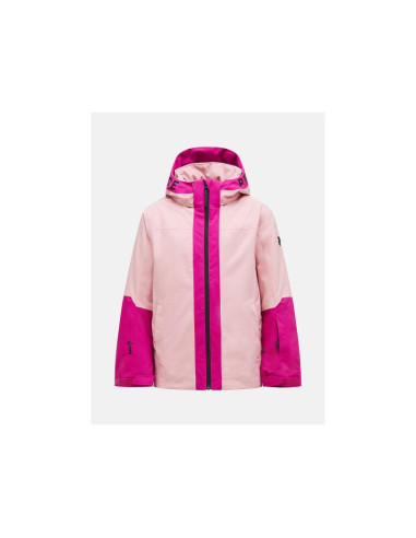 Kurtka narciarska peak performance jr rider ski jacket różowy