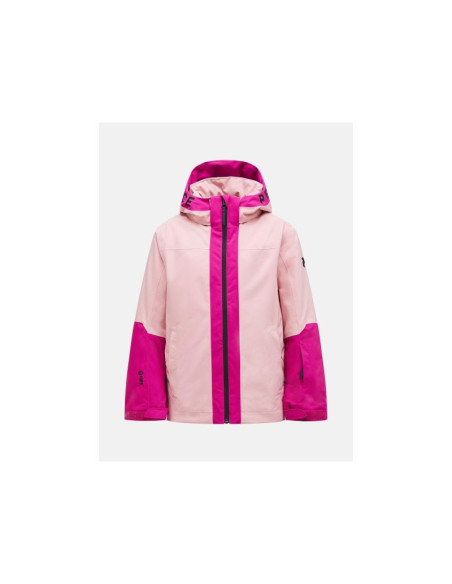 Kurtka narciarska peak performance jr rider ski jacket różowy