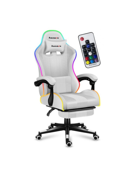 Fotel gamingowy huzaro force 4.7 rgb white