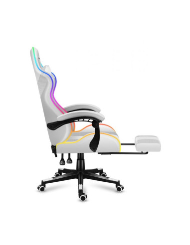 Fotel gamingowy huzaro force 4.7 rgb white