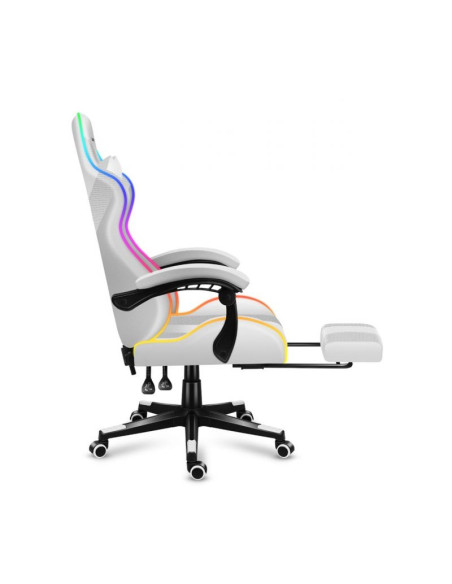 Fotel gamingowy huzaro force 4.7 rgb white