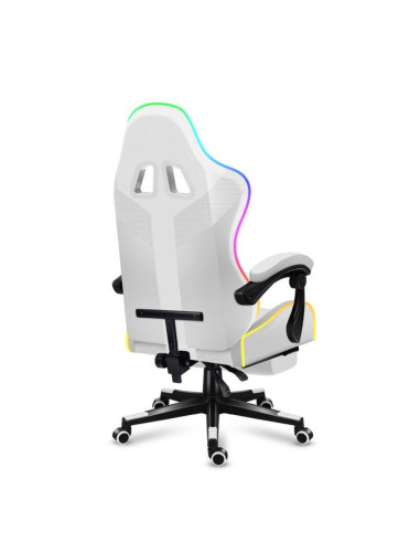 Fotel gamingowy huzaro force 4.7 rgb white