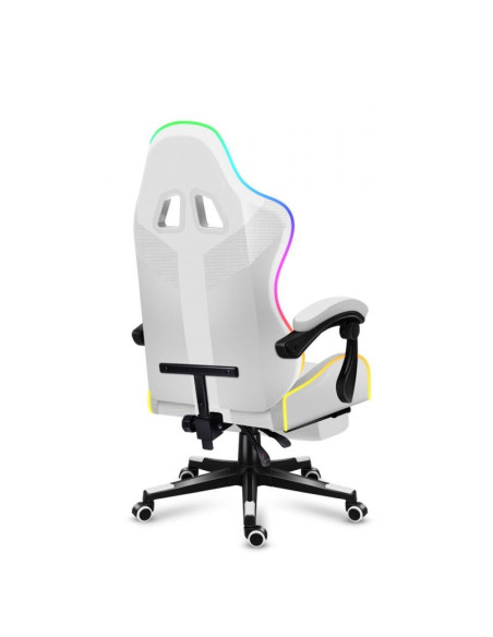 Fotel gamingowy huzaro force 4.7 rgb white