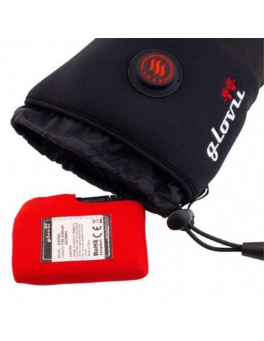 Rękawiczki z ogrzewaniem glovii glbm (uniwersalne  m, s   kolor czarny)