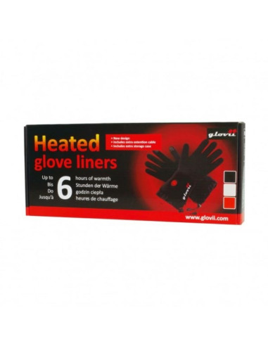 Rękawiczki z ogrzewaniem glovii glbm (uniwersalne  m, s   kolor czarny)