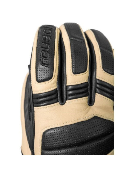 Rękawice reusch master pro r. 8,5 beżowo-czarne