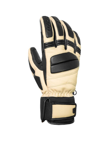 Rękawice reusch master pro r. 9 beżowo-czarne