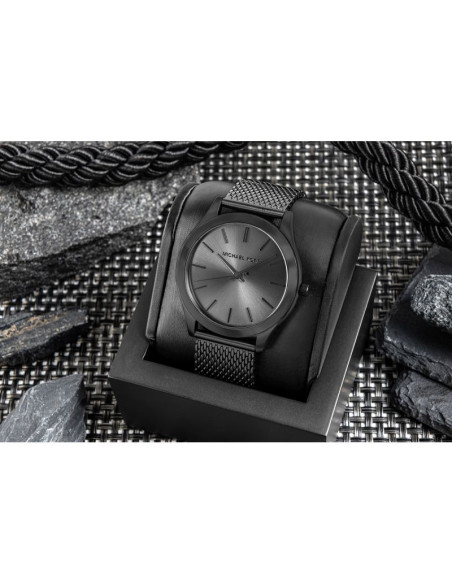 Zegarek męski + etui na karty michael kors mk1085set + box