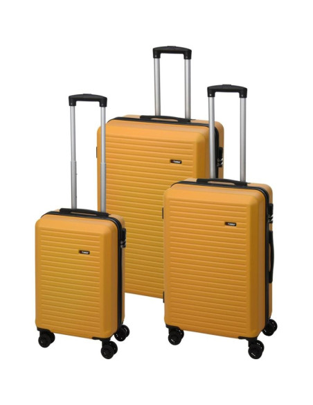 Zestaw 3 walizek 20/24/28 cale proworld miodowe
