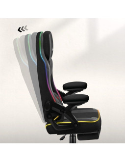 Fotel gamingowy force 4.6 rgb black mesh 2