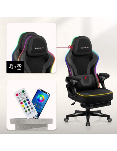 Fotel gamingowy force 4.6 rgb black mesh