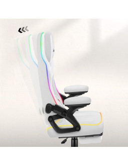 Fotel gamingowy force 4.6 rgb white mesh 2