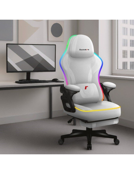 Fotel gamingowy force 4.6 rgb white mesh