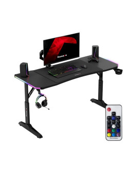 Biurko gamingowe huzaro hero 3.6 rgb black 2