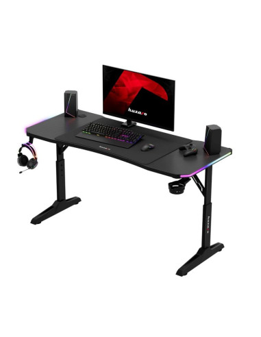 Biurko gamingowe huzaro hero 3.6 rgb black