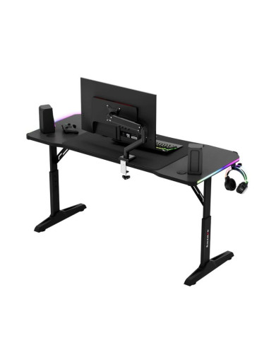 Biurko gamingowe huzaro hero 3.6 rgb black