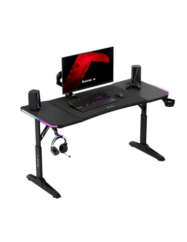Biurko gamingowe huzaro hero 3.6 rgb black