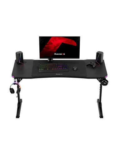 Biurko gamingowe huzaro hero 3.6 rgb black