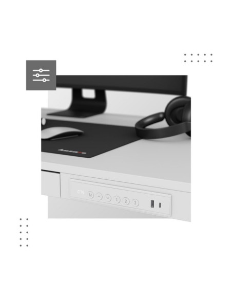 Biurko elektryczne ma-leader 8.2 white