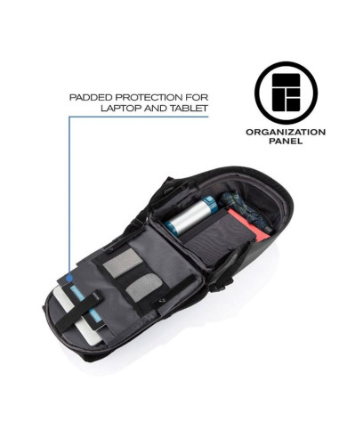 Xd design plecak antykradzieżowy bobby hero xl czarny p/n: p705.711