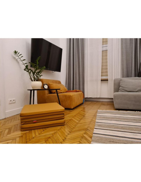 Materac gimnastyczny składany brązowy 180cm benchk