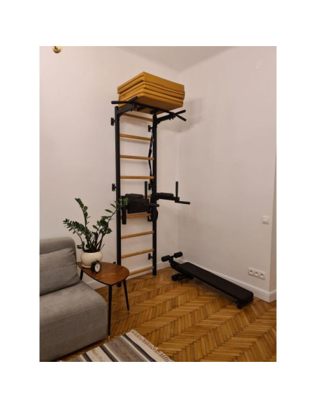 Materac gimnastyczny składany brązowy 180cm benchk