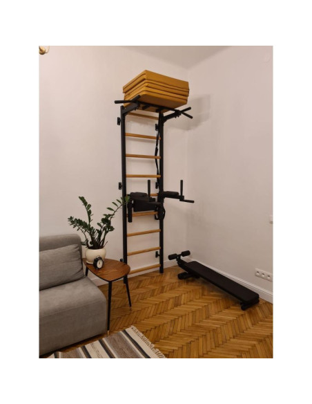 Materac gimnastyczny składany brązowy 180cm benchk