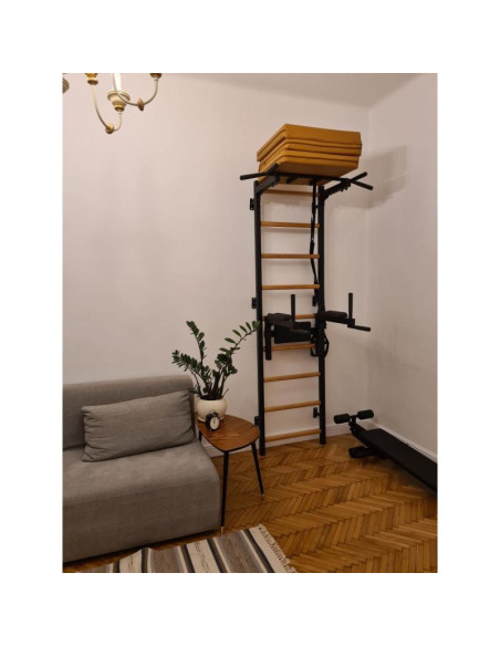 Materac gimnastyczny składany brązowy 180cm benchk