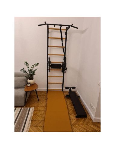 Materac gimnastyczny składany brązowy 180cm benchk