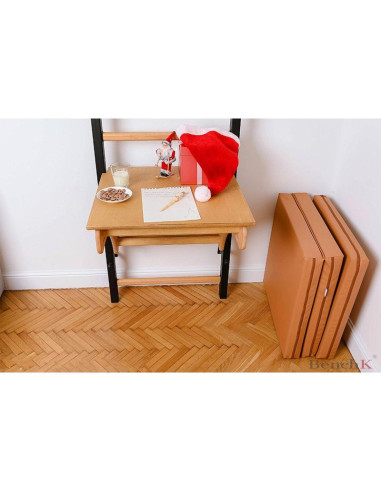 Materac gimnastyczny składany brązowy 180cm benchk