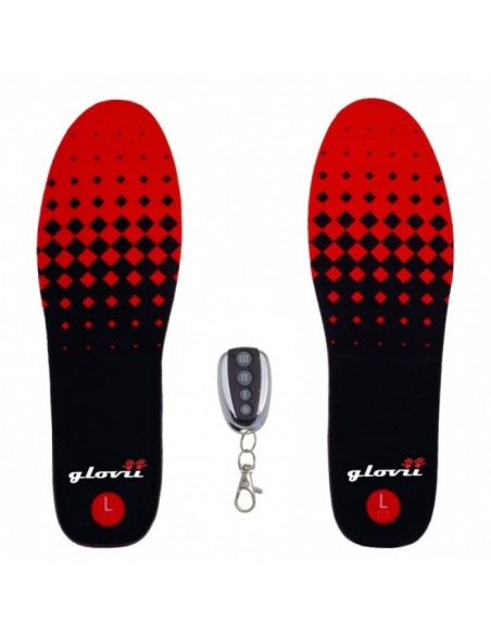 Wkład ogrzewane do butów glovii gw2l (41, 42, 43, 44, 45, 46  kolor czarno-czerwony)
