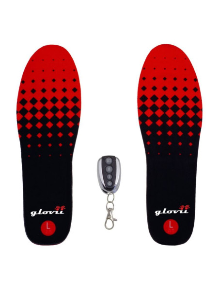 Wkład ogrzewane do butów glovii gw2l (41, 42, 43, 44, 45, 46  kolor czarno-czerwony)