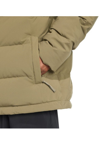 Kurtka męska adidas helionic climawarm hoodie oliwkowa jx0580