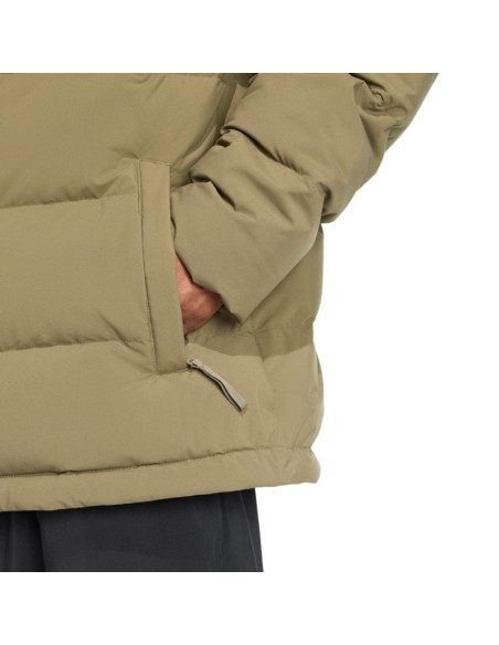 Kurtka męska adidas helionic climawarm hoodie oliwkowa jx0580