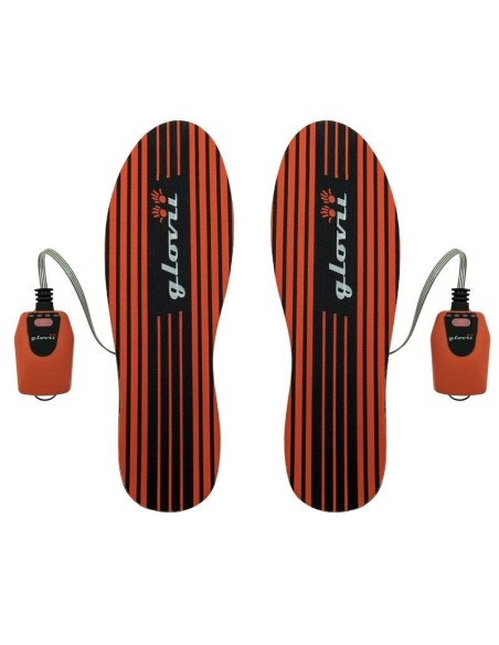 Glovii ogrzewane, sterowane aplikacją, wkładki narciarskie, w zestawie baterie z uchwytem na buty narciarskie gw4u