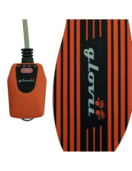 Glovii ogrzewane, sterowane aplikacją, wkładki narciarskie, w zestawie baterie z uchwytem na buty narciarskie gw4u