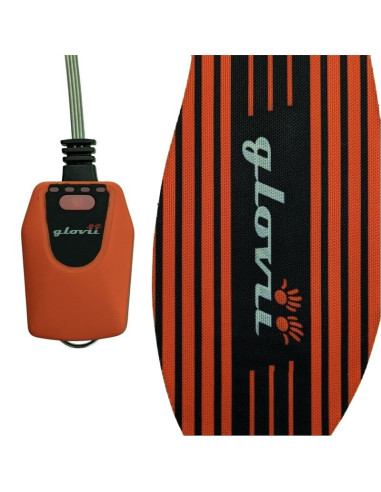 Glovii ogrzewane, sterowane aplikacją, wkładki narciarskie, w zestawie baterie z uchwytem na buty narciarskie gw4u