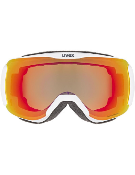 Gogle narciarskie damskie/męskie uvex downhill 2100 cv snowboardowe sportowe czarne (55/0/398/1030)