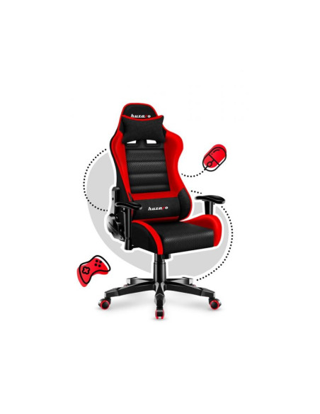Fotel gamingowy dla dziecka hz-ranger 6.0 red mesh