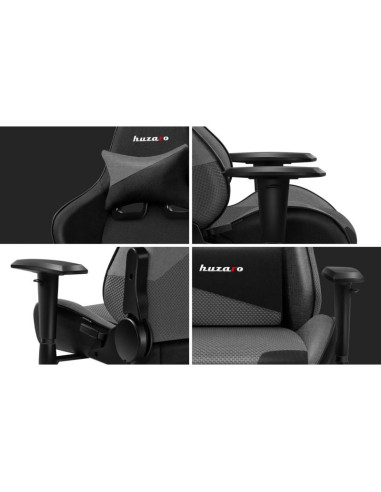 Fotel gamingowy huzaro force 6.2 grey mesh