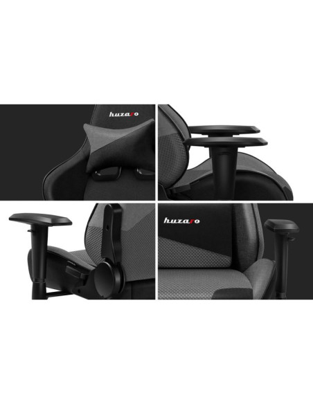 Fotel gamingowy huzaro force 6.2 grey mesh