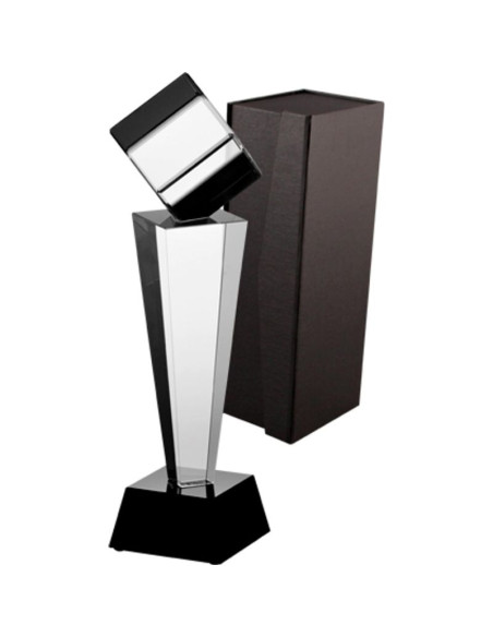 Trofeum szklane z etui