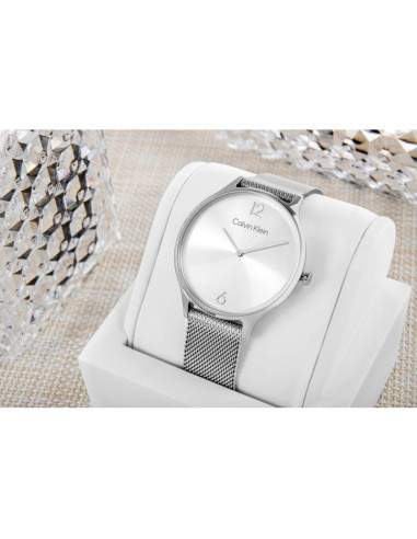 Zegarek damski calvin klein timeless mesh 25200001 + box