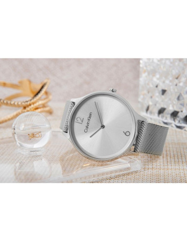 Zegarek damski calvin klein timeless mesh 25200001 + box